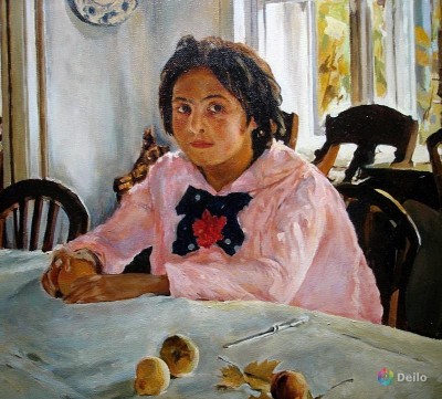 Девочка с персиками Серов.jpg